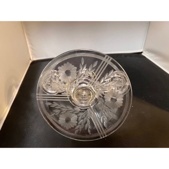 COPY - Vintage Double Arm Tiffin Candleholder - Picture 7 of 8